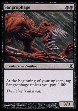 Sangrophage (Time Spiral) Trading Card