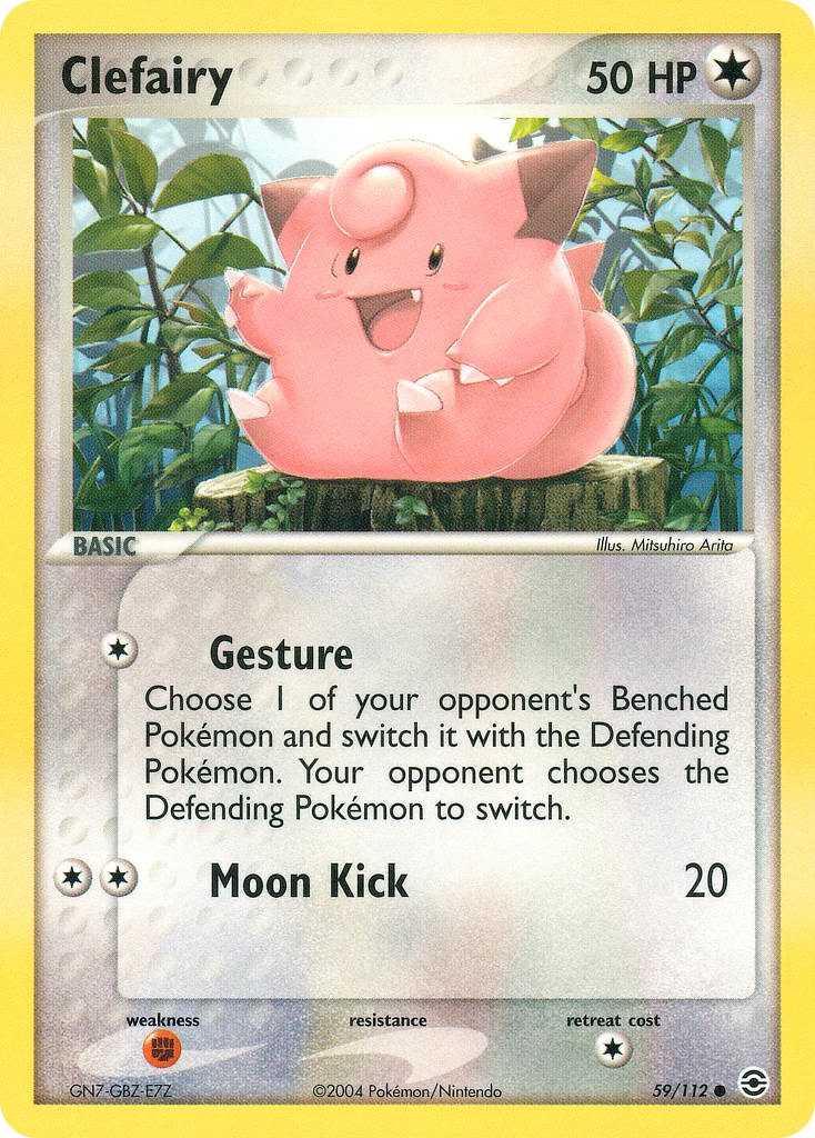 Clefairy (59/112) - FireRed & LeafGreen Pokémon Card