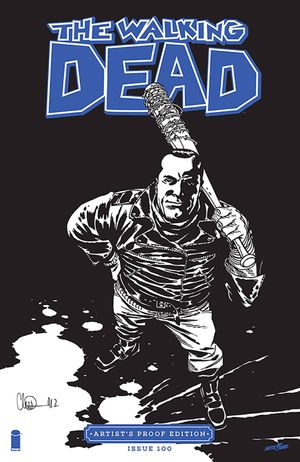 Image Giant Sized Artists Proof Cover The Walking Dead #100