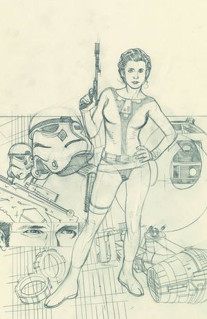 Star Wars: Rebel Heist #2 (Hughes Sketch Ultra Var Cover)