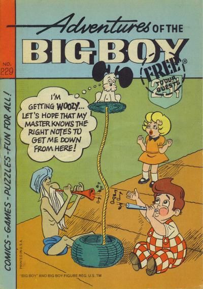 Adventures of Big Boy #229 Comic