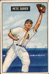 Pete Suder 1951 Bowman #154 Sports Card