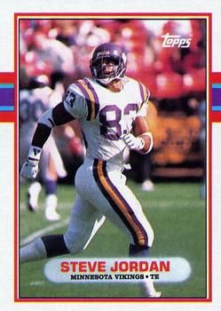 Steve Jordan 1989 Topps #81 Sports Card
