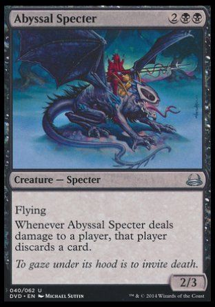 Abyssal Specter (Duel Decks : Anthology) Trading Card