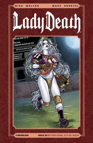 Lady Death  #25 (Sexy Sport Football Cover)