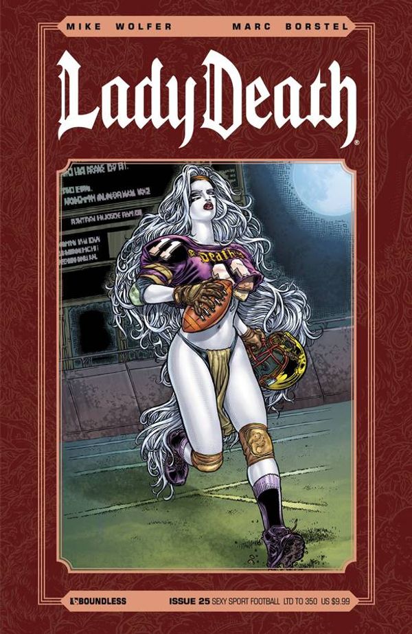 Lady Death  #25 (Sexy Sport Football Cover)