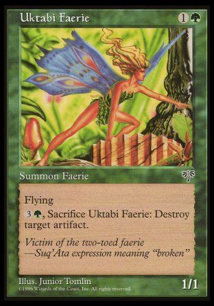 Uktabi Faerie (Mirage) Trading Card