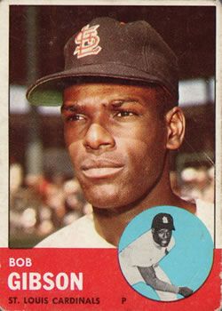  1968 Topps # 100 A Bob Gibson St. Louis Cardinals