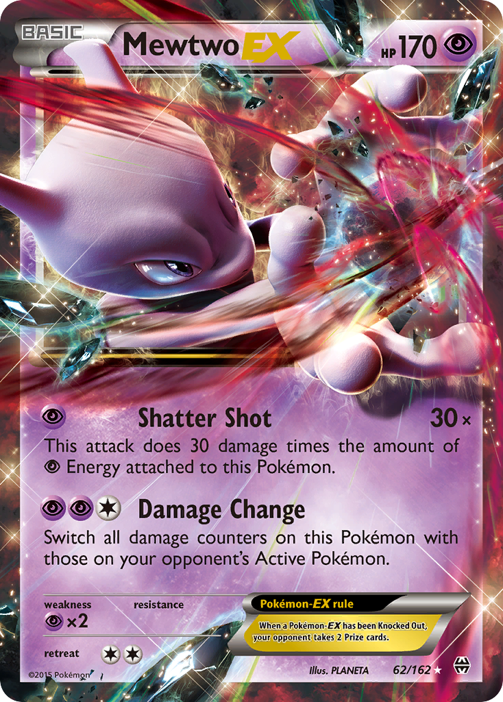 Mewtwo EX (62/162) - BREAKthrough Pokémon Card