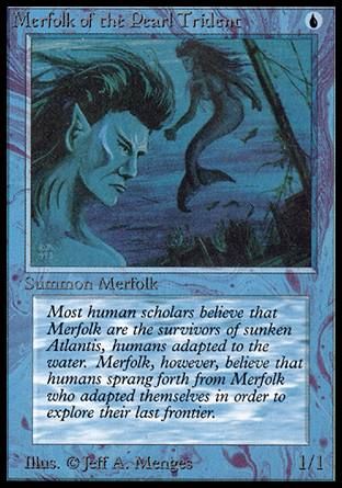 Merfolk of the Pearl Trident (Alpha) Trading Card