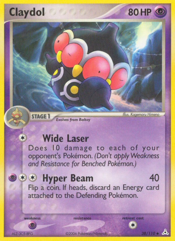 Claydol (38/110) - Holon Phantoms Pokémon Card