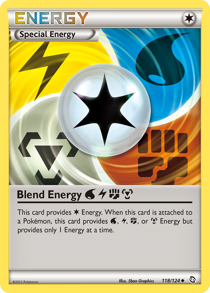 Blend Energy WaterLightningFightingMetal (118/124) - Dragons Exalted Pokémon Card