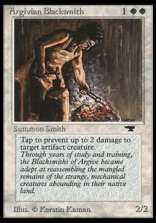 Argivian Blacksmith (Antiquities) Trading Card