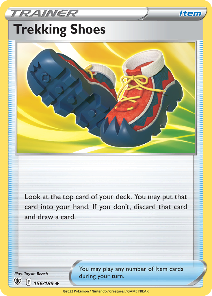 Trekking Shoes (Trainer: Item) (156/189) - Astral Radiance Pokémon Card