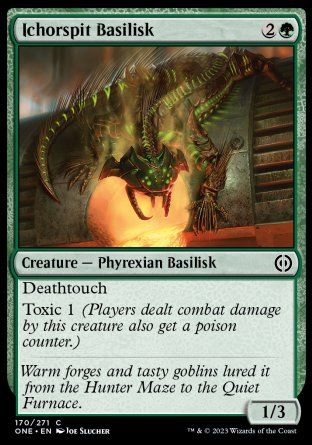 Ichorspit Basilisk (Phyrexia: All Will Be One) Trading Card