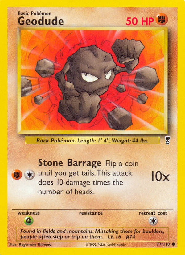 Geodude (77/110) - Legendary Collection Pokémon Card