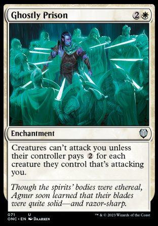 Ghostly Prison (Phyrexia: All Will Be One Commander Decks) Trading Card