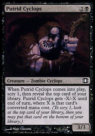 Putrid Cyclops (Future Sight) Trading Card