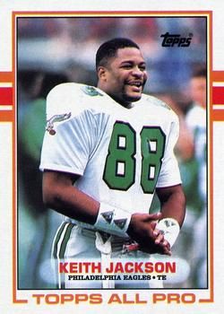 Keith Jackson 1989 Topps #107 Sports Card