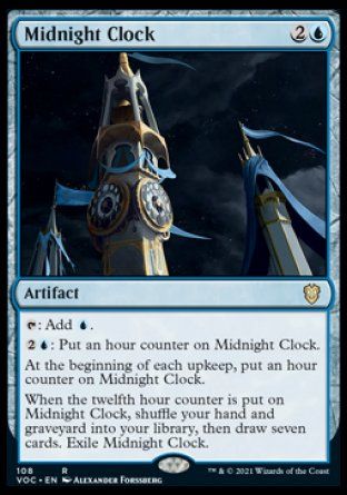 Midnight Clock (Innistrad Crimson Vow Commander Decks) Trading Card