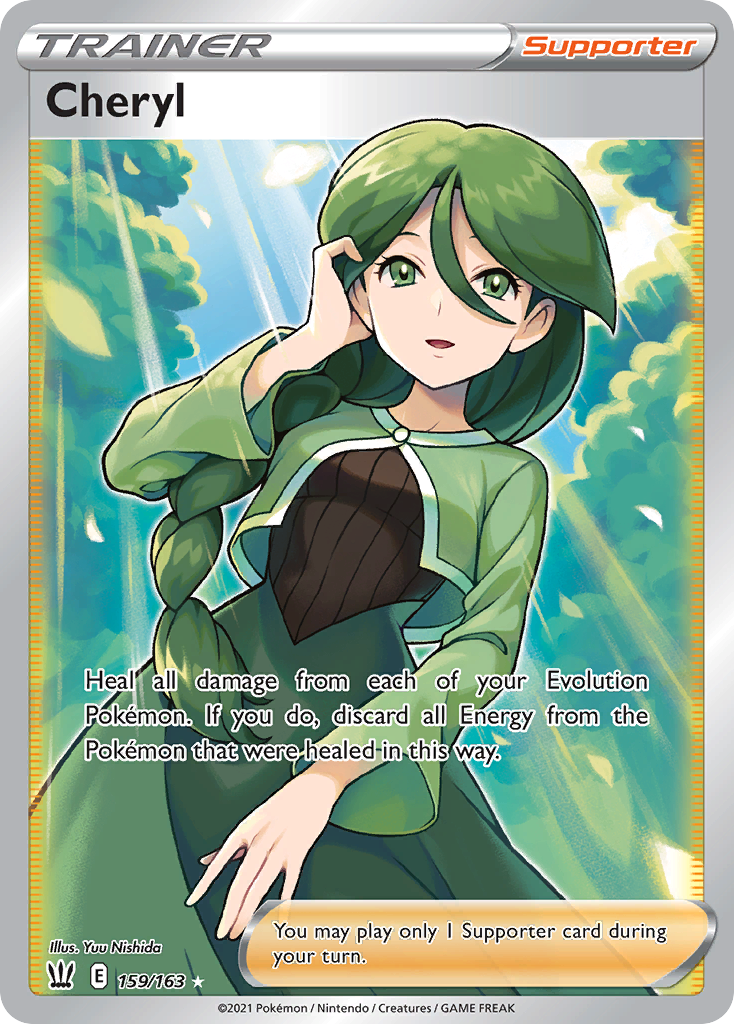 Cheryl (Trainer: Supporter) (159/163) - Battle Styles Pokémon Card