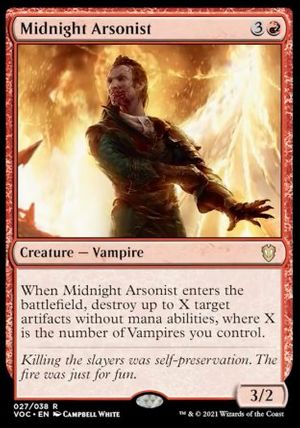 Midnight Arsonist (Innistrad Crimson Vow Commander Decks)