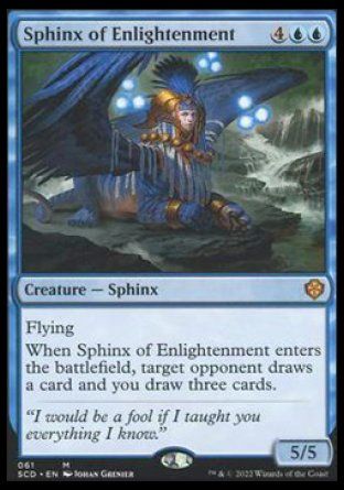 Sphinx of Enlightenment (Starter Commander Decks) Trading Card