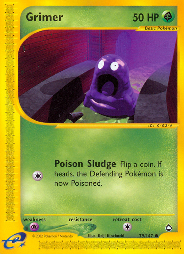 Grimer (79/147) - Aquapolis Pokémon Card