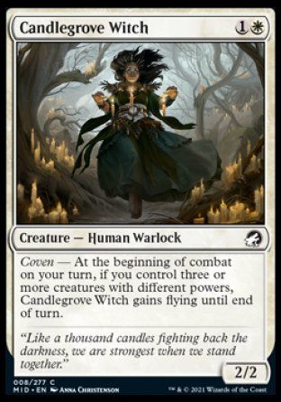 Candlegrove Witch (Innistrad: Midnight Hunt) Trading Card