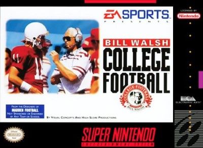 Bill Walsh College Football Video Game