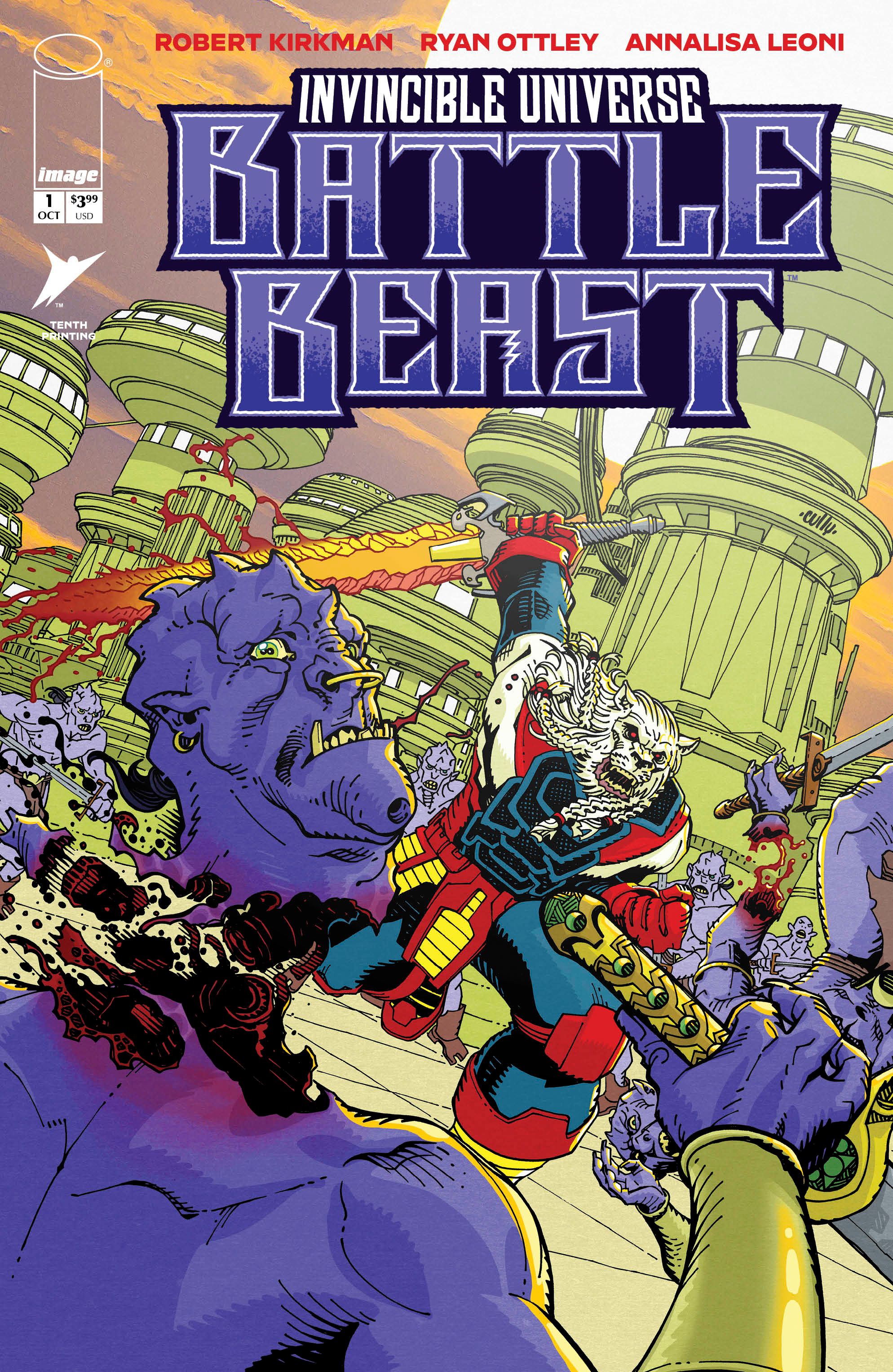 Invincible Universe: Battle Beast #1 (10th Ptg Cvr H Cully Hamner Variant) Comic