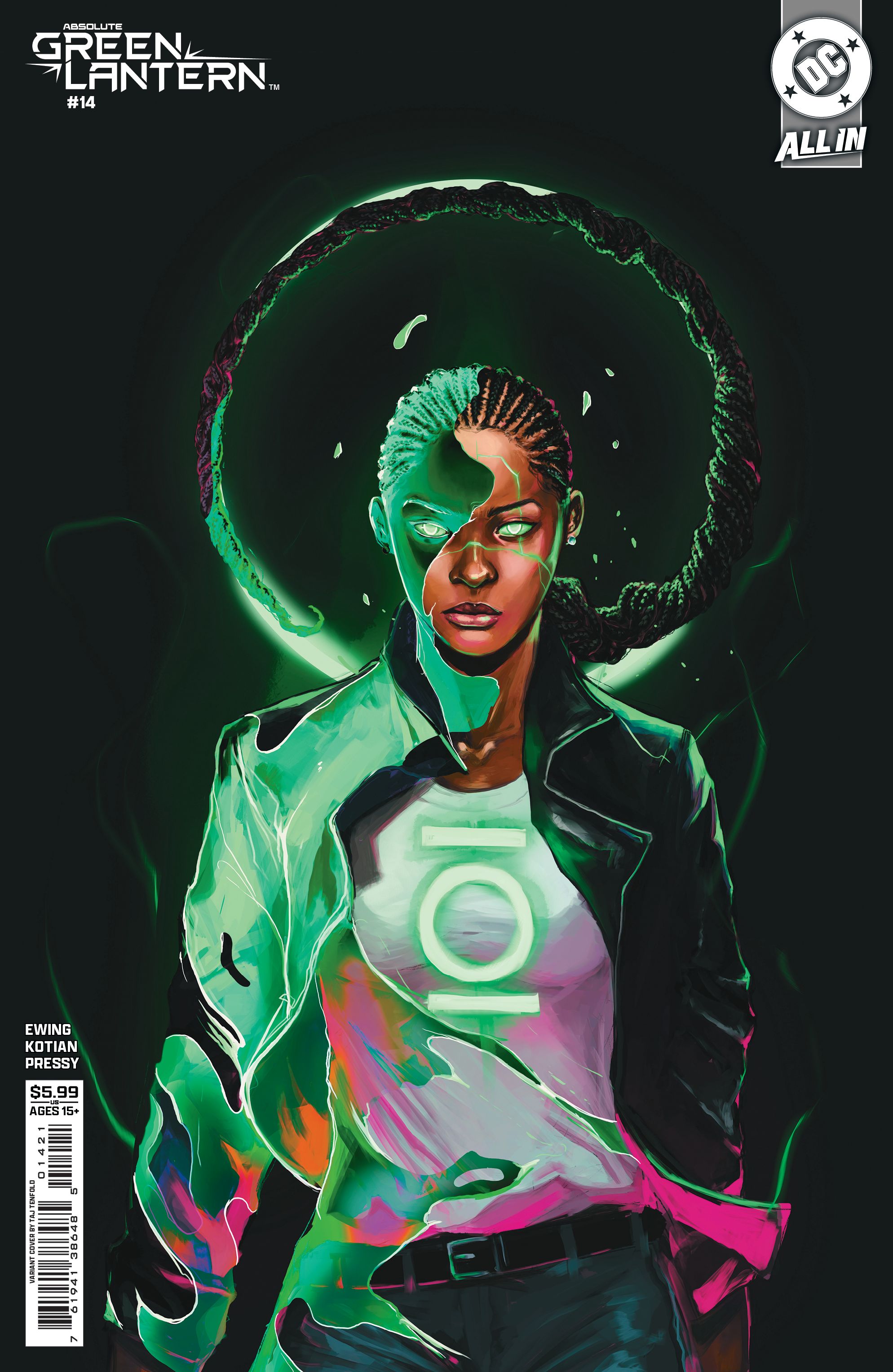 Absolute Green Lantern #14 (Cvr B Taj Tenfold Card Stock Variant) Comic