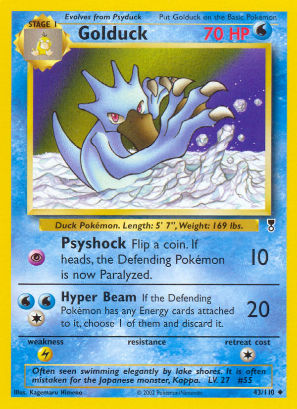 Golduck (43/110) - Legendary Collection Pokémon Card