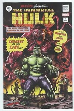 Absolute Carnage: Immortal Hulk #1 (Unknown Comic Books Edition A)