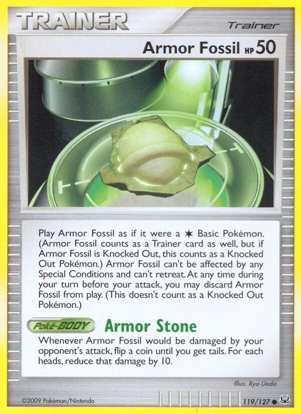 Armor Fossil (Trainer: Item) (119/127) - Platinum Pokémon Card