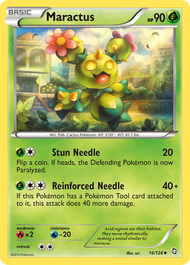 Maractus (16/124) - Dragons Exalted Pokémon Card