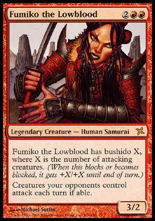 Fumiko the Lowblood (Betrayers of Kamigawa) Trading Card