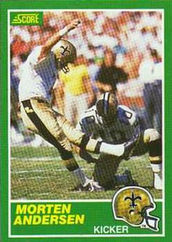 Morten Andersen 1989 Score #227