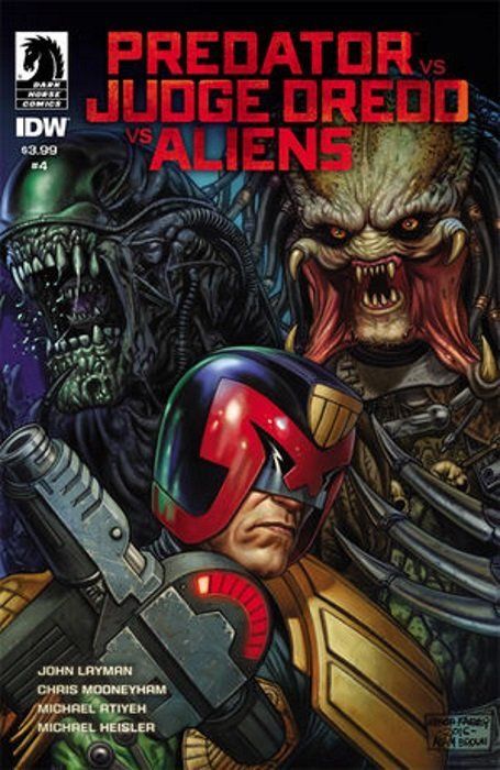 Predator vs. Judge Dredd vs. Aliens #4 Comic