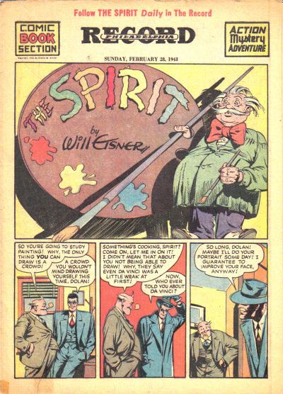 Spirit Section #2/28/1943 Comic