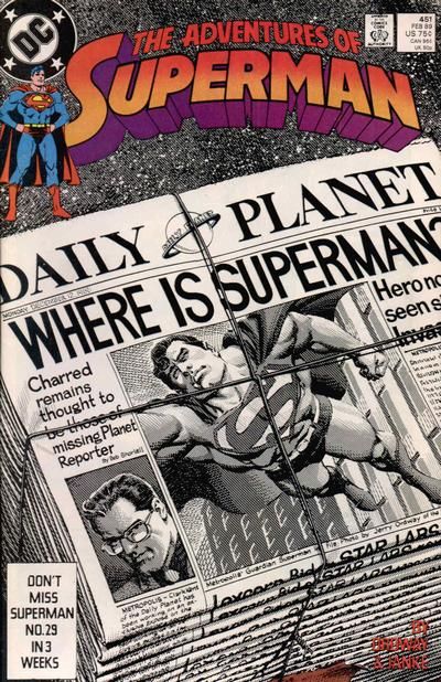 Adventures of Superman #451 Comic