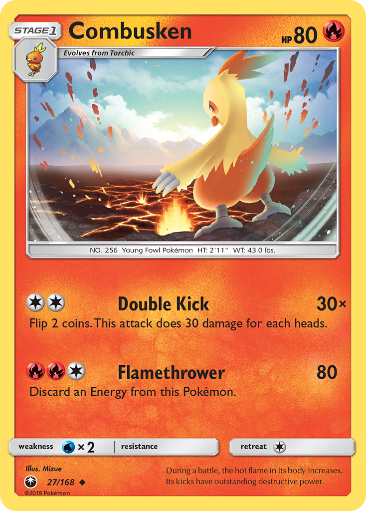 Combusken (27/168) - Celestial Storm Pokémon Card