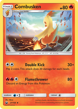 Combusken (27/168) - Celestial Storm