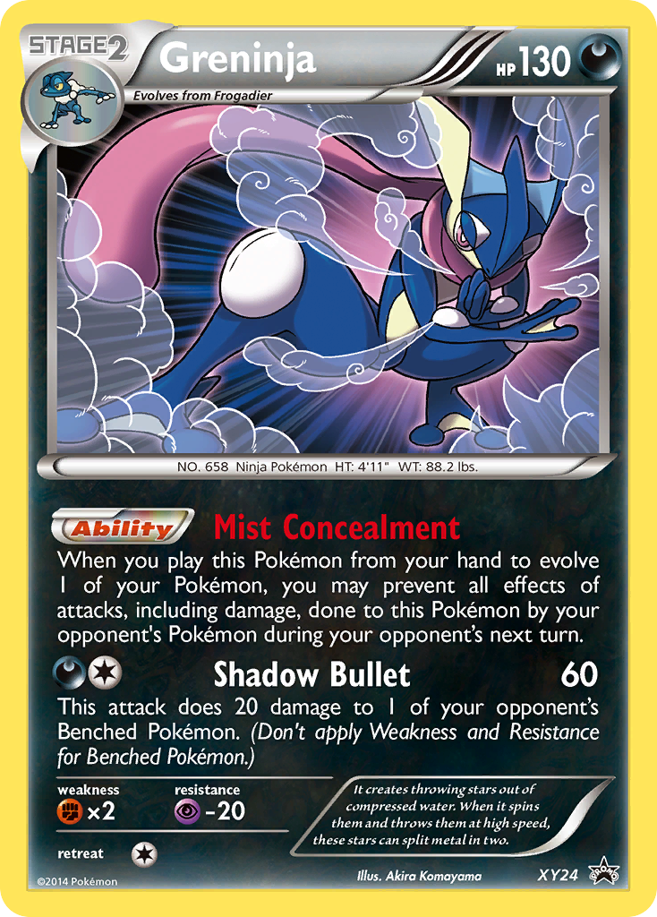 Greninja (XY24) - XY Black Star Promos Pokémon Card