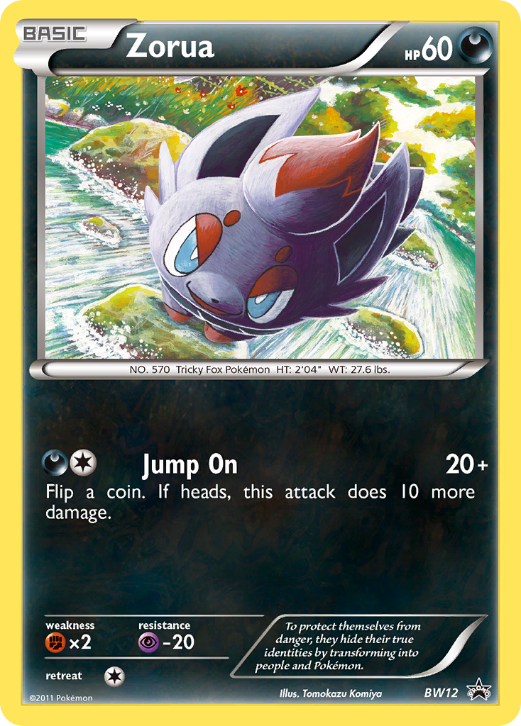 Zorua (BW12) - BW Black Star Promos Pokémon Card