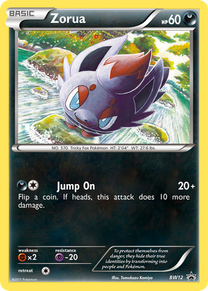 Zorua (BW12) - BW Black Star Promos