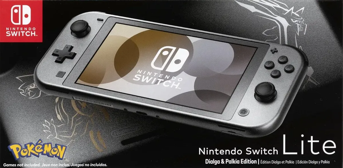Nintendo Switch Lite - Dialga and Palkia Edition Video Game