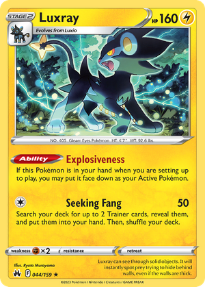 Luxray (44/159) - Crown Zenith