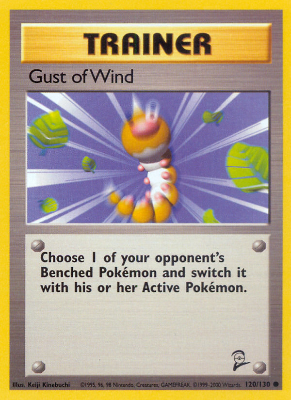 Gust of Wind (120/130) - Base Set 2 Pokémon Card