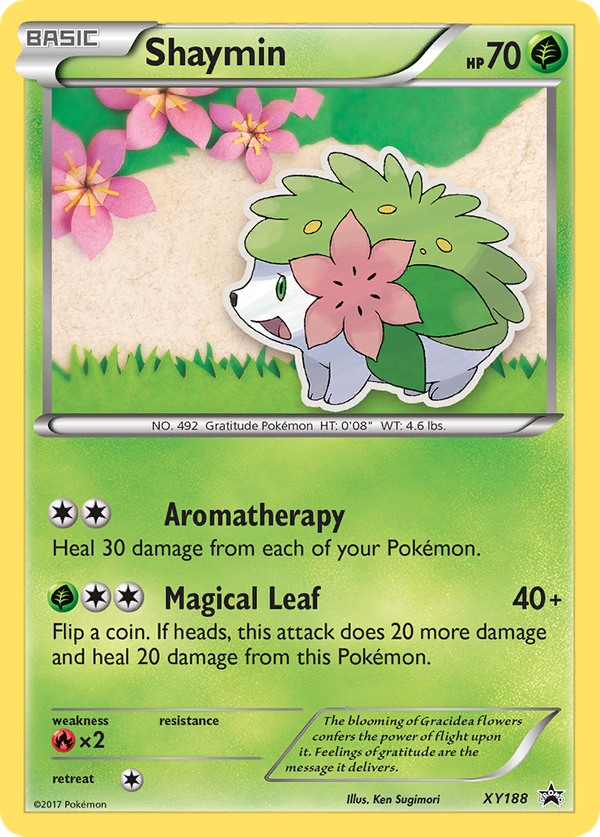 Shaymin (XY188) - XY Black Star Promos